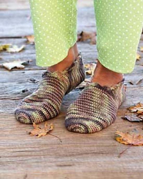 DIY Crochet Slippers Patterns 7