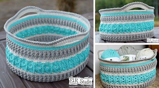 28 DIY Crochet Basket Patterns | Easy Crochet Basket Tutorials - Crocht