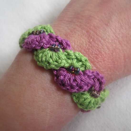 How to Make: CROCHET BRACELET · Free Beginner Pattern · Easy Quick