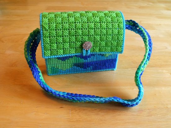 crochet side bag