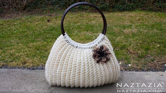 crochet side bag