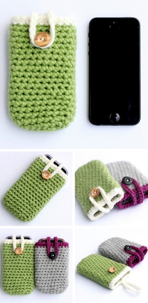 27 DIY Crochet Mobile Case Patterns For Beginners! - Crocht