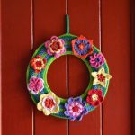 diy crochet wreath14