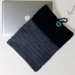 diy crochet laptop case 10