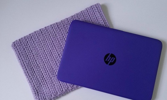 easy crochet laptop case