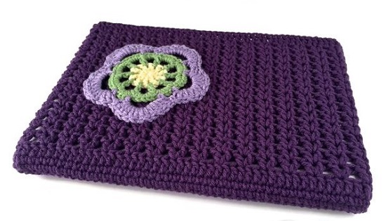 easy crochet laptop case