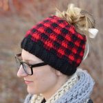 14Messy Bun Hat Crochet Pattern