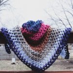 14crochet triangle scarf