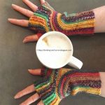 14free fingerless gloves crochet pattern
