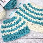 1Messy Bun Hat Crochet Pattern