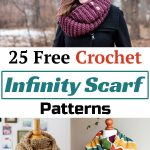 25 Free Crochet Infinity Scarf Patterns