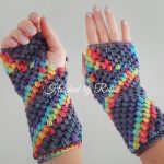 2free fingerless gloves crochet pattern