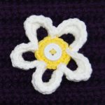 4Crochet Button Flowers