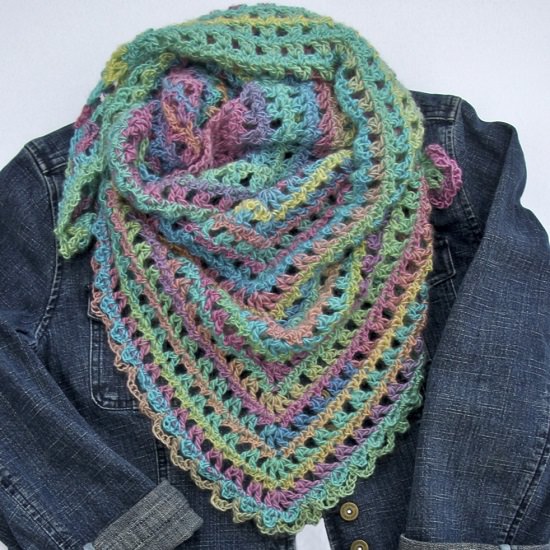 15 Easy Crochet Triangle Scarf Pattern For Beginners! Crocht