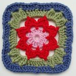 7granny square crochet pattern