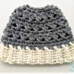 8Messy Bun Hat Crochet Pattern