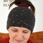 9Messy Bun Hat Crochet Pattern