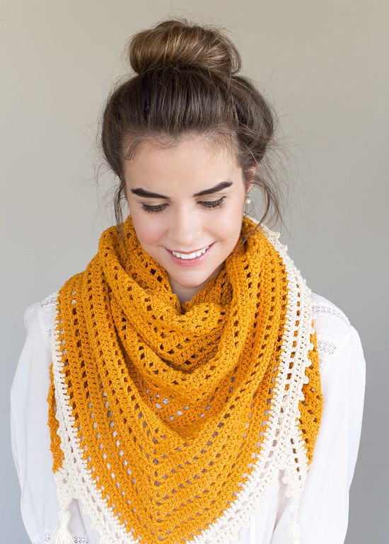 15 Easy Crochet Triangle Scarf Pattern For Beginners! Crocht