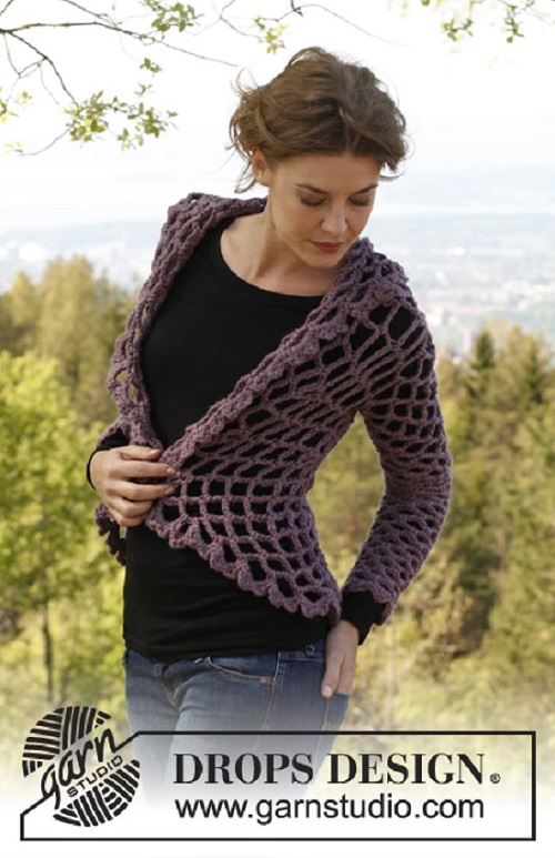 1Free-Crochet-Circular-Vest-Pattern - Crocht