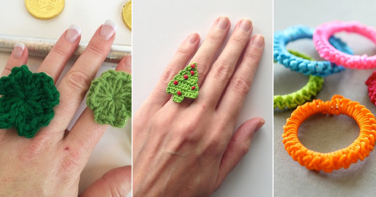 31 DIY Crochet Rings Patterns  How to Crochet a Ring For Your Finger -  Crocht