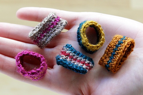 19+ Cute Crochet Ring Patterns, Crochet Finger Rings