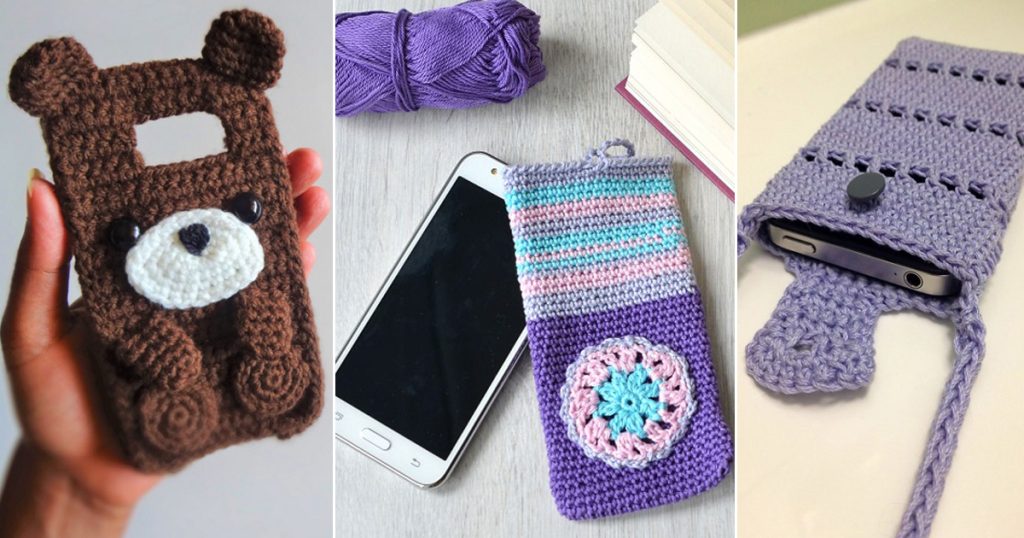 DESIGNbyBORI, DIY, crochet phone case pattern kit