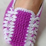 Colorful Granny Stripe Slippers