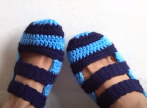 DIY Crochet Slippers Patterns 12