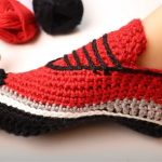 Easy Crochet Sneaker Slippers For Adults