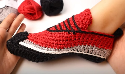 DIY Crochet Slippers Patterns 14