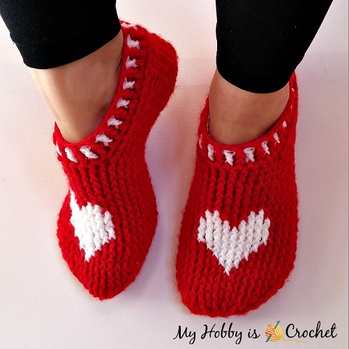 DIY Crochet Slippers Patterns 26