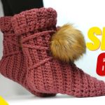 Cabled Slipper Boots