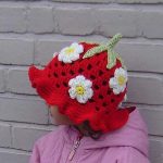 Strawberry Party Beanie for Babies