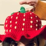 Strawberry-Shortcake-Hat-8-Cute-Crochet-Strawberry-Bucket-Hat-Patterns