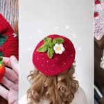 16 Cute Strawberry Beanie Crochet Pattern Ideas