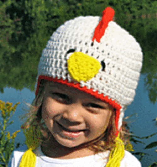 Crochet Chicken Hat Patterns 10