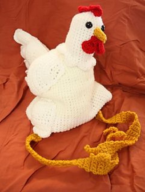 Crochet Chicken Hat Patterns 4