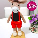 Cute Crochet Donkey Toy Pattern