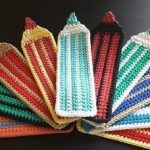 KMD-FWP-Crochet_Striped_Pencil_Bookmark