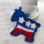 Patriotic Scrubby Donkey Crochet Pattern