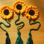 Sunflower-book-marker-free-pattern
