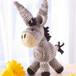 Whimsical Red Heart Donkey Crochet Pattern