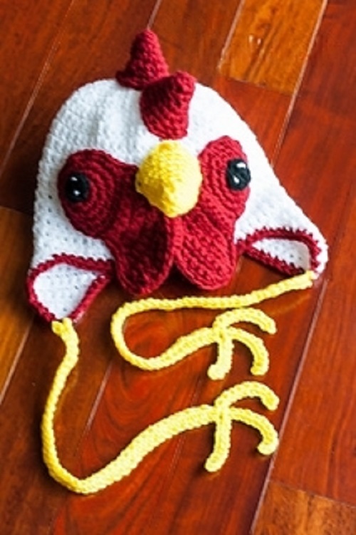 Crochet Chicken Hat Patterns 8