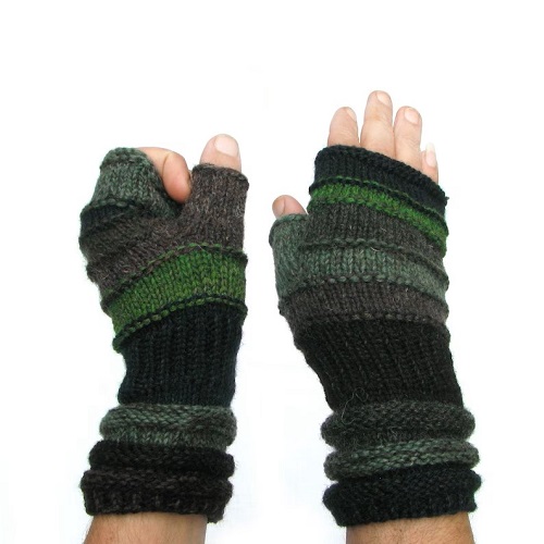 Men's Crochet Fingerless Gloves Pattern 24