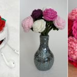 20 DIY Crochet Rose Pattern Ideas