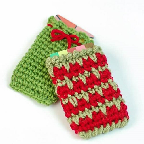 DIY Crochet Gift Card Holder Ideas 5