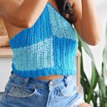 Crochet-colorful-crop-halter-top-free-pattern-video