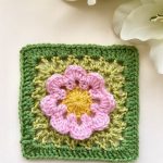 DIY Crochet  Blooming Granny Motif