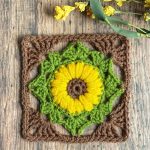 DIY Radiant Sunflower Granny Square Stitch