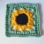 Emma’s Sunflower Granny Square Crochet